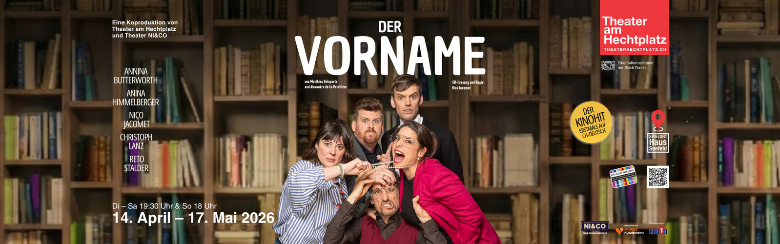 Der Vorname  Der Publikums-Liebling erstmals auf Schweizerdeutsch! - vom 14. April bis 17. Mai 2026